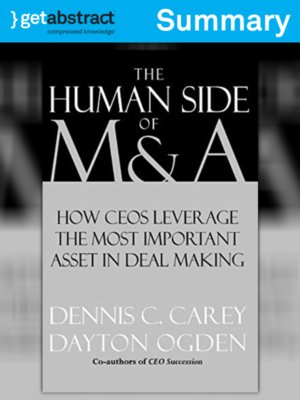 cover image of The Human Side of M & A (Summary)